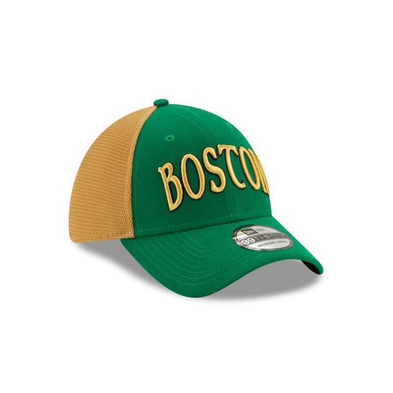 NBA Boston Celtics 2019 Authentics City Series 39Thirty Stretch Fit (QIL4405) - Green New Era Caps